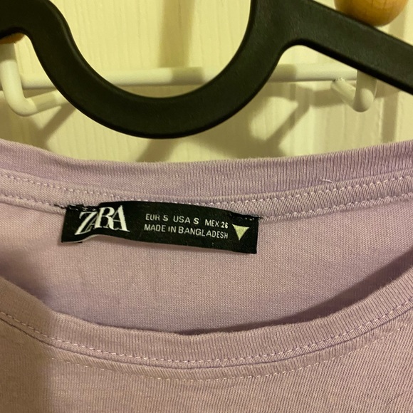 Zara purple t-shirt - Picture 2 of 2